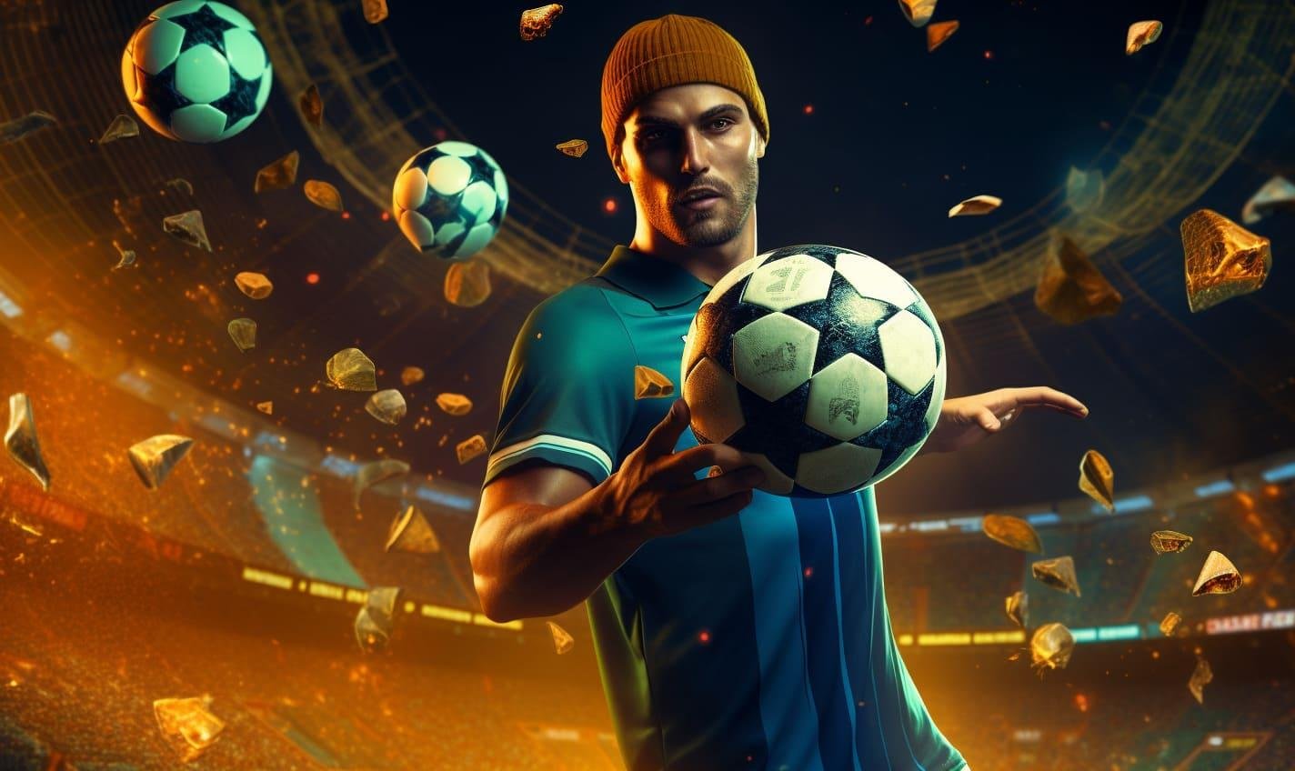 Tampilan layar permainan slot dan turnamen olahraga biglotre